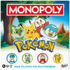 Monopoly Pokemon game box with cartoon characters and game branding.