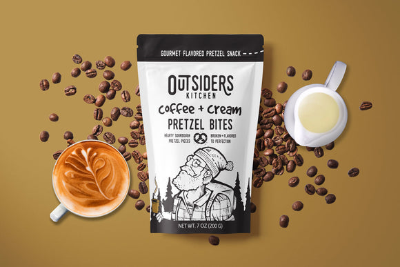 Outsiders Kitchen: Coffee + Cream Pretzel Bites