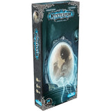 Mysterium board game box with a dark and mystical design on a white background