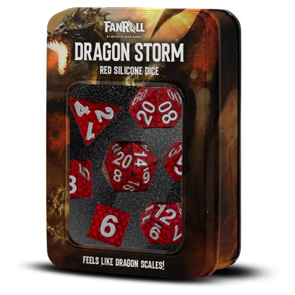 Metallic Dice Games: Dragon Storm - Red Dragon Scales (7)