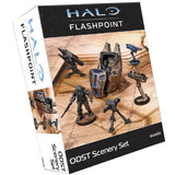 Halo Flashpoint ODST Scenery Set packaging with figures and scenery on a white background
