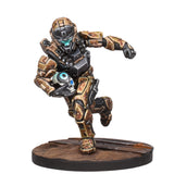 Mechanical figure on a white background