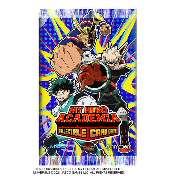 my hero academia ccg wave 1 booster pack