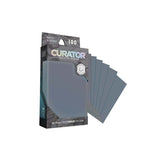 Pack of Curator card sleeves with a white background