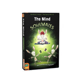 Board game box titled 'The Mind Soulmates' with colorful characters on a white background