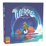 Board game box for 'Tulikko' with colorful illustration and 'Pandasaurs' logo.