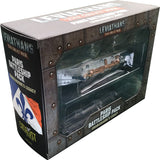 Box for 'Leviathans: The Great War' Paris Battleship Pack with ship model inside