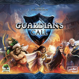 Board game cover titled 'Guardian's Call' with characters and a shield design.