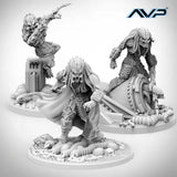 Detailed figurine with a white background and 'AVP' logo.