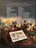 Cover of a book or game box featuring historical artwork of soldiers and a map, with text about the 1805 Campaign and Napoleon's Imperial France.