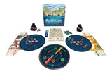 Board game set with 'Fathom' packaging on a white background