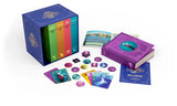 Encyclopedia of Monsters board game box set with colorful components on a white background