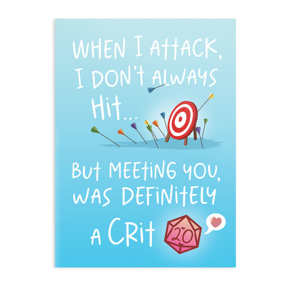 Greeting Card: Meeting you was a Crit