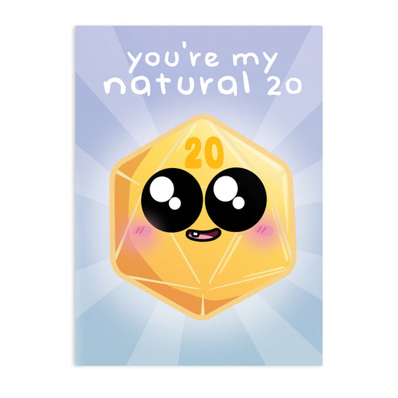 Greeting Card: You're My Nat 20