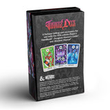 Tarkiria Deck packaging with tarot card designs on a white background