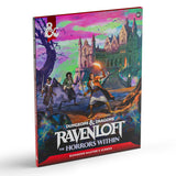 Dungeons & Dragons Ravenloft: The Horrors Within game box with colorful illustration of characters and architecture.