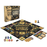 Monopoly Fourth Wing board game set with components on a white background