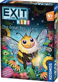 Box of 'EXIT: The Game - Kids' featuring a bee character and colorful design.