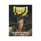 Dragon Shield Card Sleeves: Matte Dual Sleeves - Black & Gold
