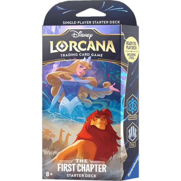 Disney Lorcana: The First Chapter Starter Deck - Sapphire & Steel (Aurora &  Simba) rendelés, bolt, webáruház