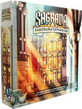 Board game expansion box titled 'Sagrada Panorama Expansion' with architectural design on the cover.