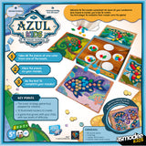 Azul Kids mosaic game packaging with instructions and illustrations.