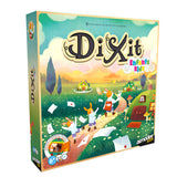 Board game box for 'Dixit Kids' by Asmodee on a white background