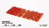 Gamers Grass Tufts: Red Flowers- Wild