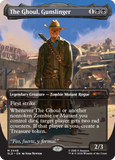 Card featuring 'The Ghoul, Gunslinger' with a zombie cowboy in a desert town setting.