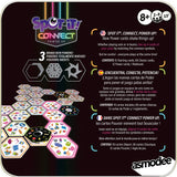 Spot It! Connect Power Up game packaging with colorful cards and Asmodee branding.