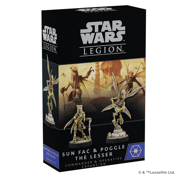 Star Wars Legion: Sun Fac and Poggle the Lesser - Operative and Commander Expansion