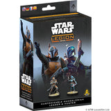 Star Wars Legion customizable Mandalorian leader and hunter figure set packaging