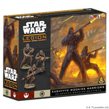 Star Wars Legion Kashyyyk Wookiee Warriors box with artwork of wookiee warriors on a white background