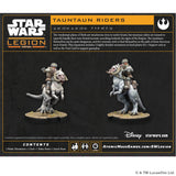 Star Wars Legion Tauntaun Riders packaging with two miniature figures on tauntauns.