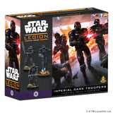 Star Wars Legion Imperial Dark Troopers toy box with figures on a white background