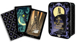 Tim Burton's 'The Nightmare Before Christmas' tarot deck with cards and tin box.