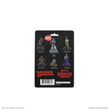 Packaged Dungeons & Dragons and Stranger Things figurines on a white background
