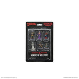 Packaged Dungeons & Dragons and Stranger Things miniatures set on a white background