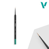 Two paintbrushes on a white background with a visible brand logo.
