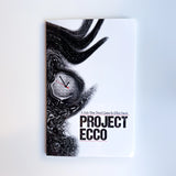 Book cover of 'Project Ecco' with abstract design and text on a white background