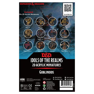 D&D: Idols of the Realms - Goblinoids 2D Acrylic Miniatures