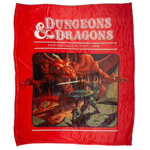 Dungeons & Dragons Classic Cover Fleece Throw Blanket