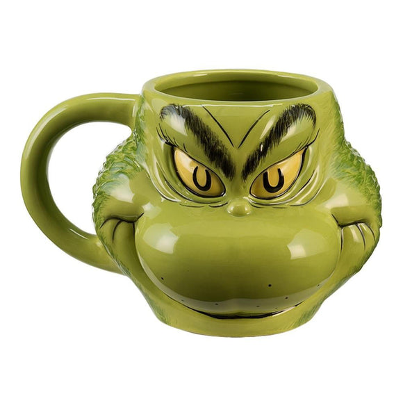 Dr. Seuss The Grinch 16 oz. Ceramic Sculpted Mug
