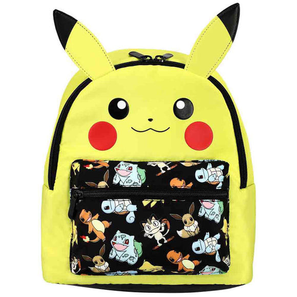 Pokemon Pikachu Mini Backpack with 3D Ears