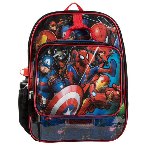 Marvel Universe 5 PC Backpack Set