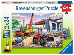 Puzzle: Construction & Cars