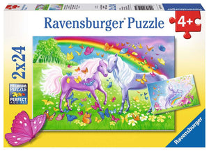 Puzzle: Rainbow Horses