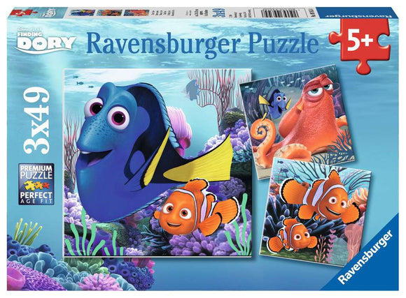 Puzzle: Finding Dory -3 x 49pc Puzzles