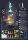 Puzzle: 3D Puzzle - Statue of Liberty Night Edition