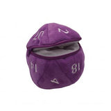 D20 Plush Dice Bag - Purple
